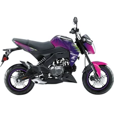 D'Cor Visuals Graphics Kit Neon 2018-2022 Kawasaki Z125 Pro BR125 20-20-316