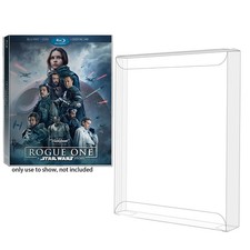 10x Clear Blu-Ray Slipcover Protector Case Compatible With 4K UHD Blu Ray Slips