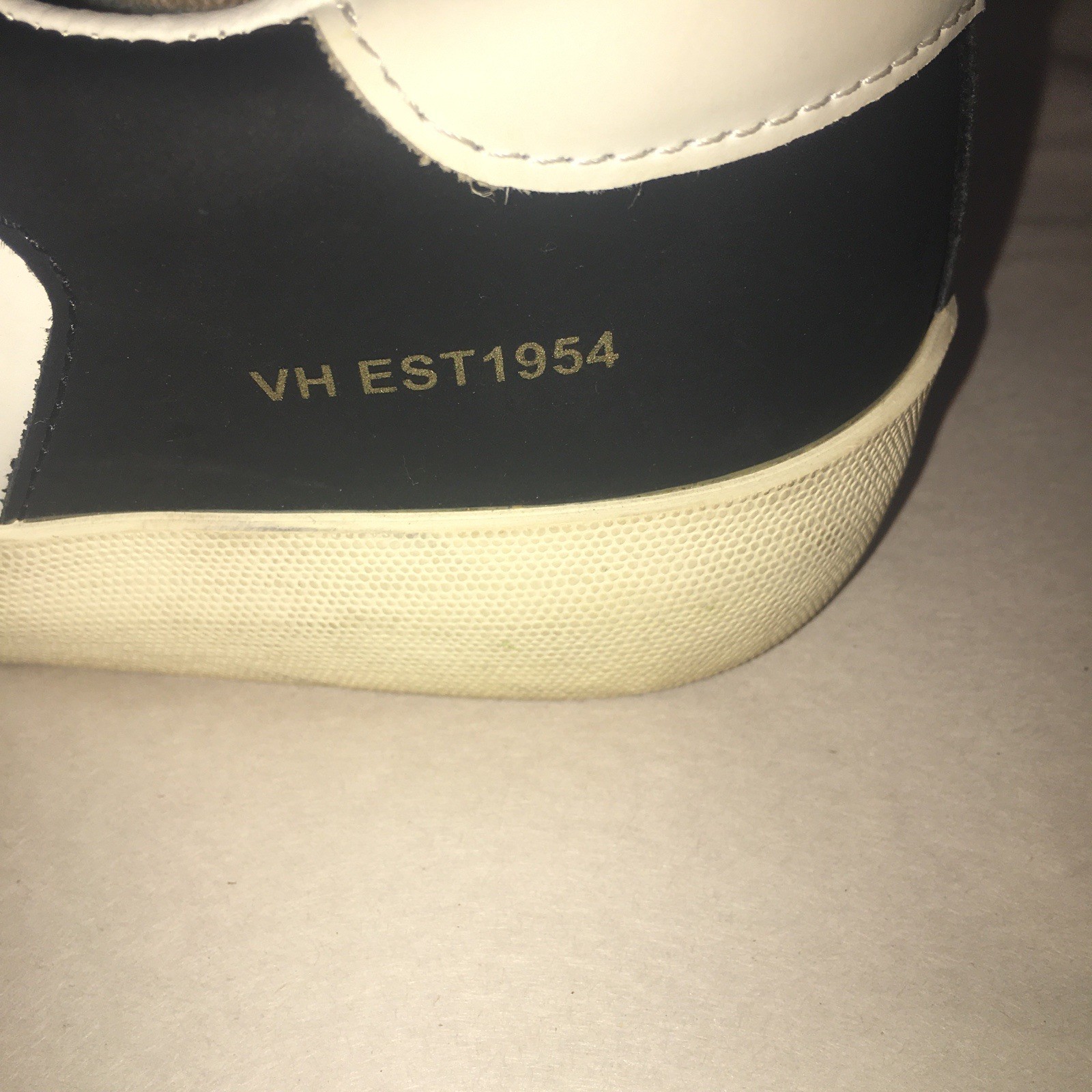 Vintage  Havana Sneakers Size M10, W8.5 Reflex Black White Rare Logo Star image 7