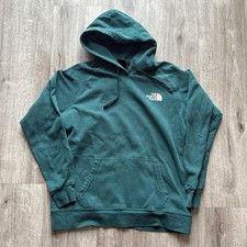 The North Face Womens Green Hoodie Pullover Sweatshirt Size L