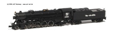 Spectrum N 82514 - 4-8-2 Heavy Mountain D&RGW #1552, DCC; aga NEW, ohne OVP