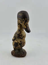 ANTIQUE HUBLEY TOY CO. SOLID CAST IRON DUCK BIRD PAPERWEIGHT CHILD ROOM DOORSTOP