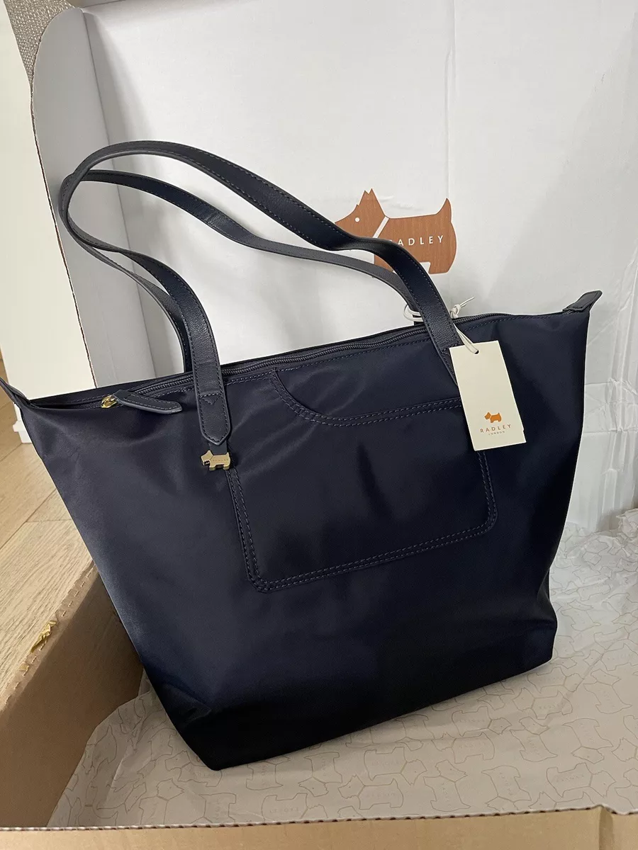 Radley Women's Pocket Essentials Large Zip Top Tote Bag - Navy