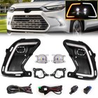 For Toyota Grand Highlander 2024-2025 LED DRL Fog Lamp Kit w/ Turn Driving Light