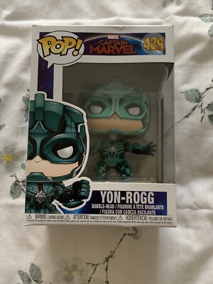  Funko Pop Captain Marvel Yon-Rogg Bobble-Head 429 Marvel
