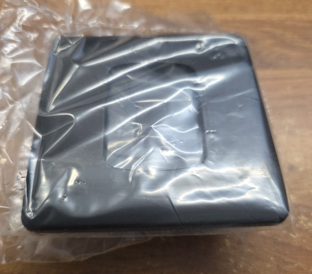 Legrand Synergy - 7316 10 - Modern Matt Black  20a Double Pole Switch New