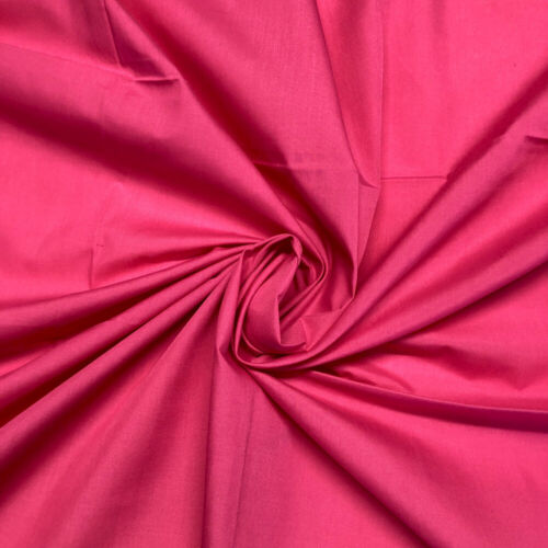 Plain Poly cotton Poplin Fabric Bunting 60 Colour Dress Craft Sheet 112cm wide - Picture 45 of 66