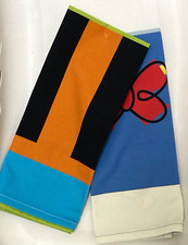 BNWT Disney Parks Goody & Donald Duck Dish Kitchen Towel 2 piece Set