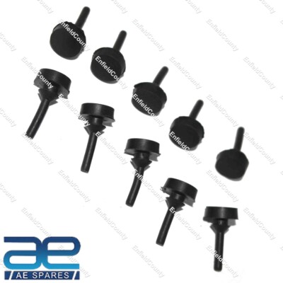 10x FRONT MOTORHAUBE GRILL MOTORHAUBE ZU KÜHLERGUMMI FÜR FORD FARMTRAC TRAKTOR