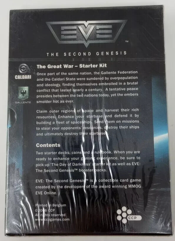 Eve The Second Genesis Starter Kits Card Game Great War Day of