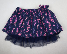 SONOMA - GIRL'S BLUE PINK BUTTERFLY FLORAL PRINT SKORT - SIZE 6