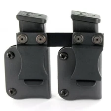 IWB KYDEX Double Mag Holster - 40+ Gun Models Available - MATTE BLACK