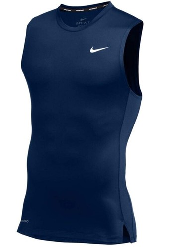 sleeveless compression shirt Tank Navy 
