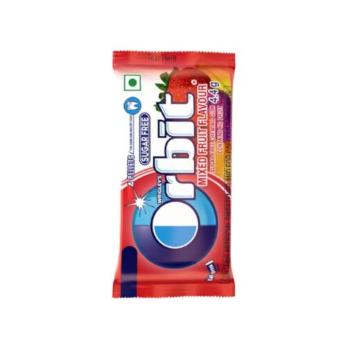 Orbit gemischter Obstgeschmack zuckerfreier Kaugummi - 4,4 g Ärmel (32er Pack) - Bild 4 von 4