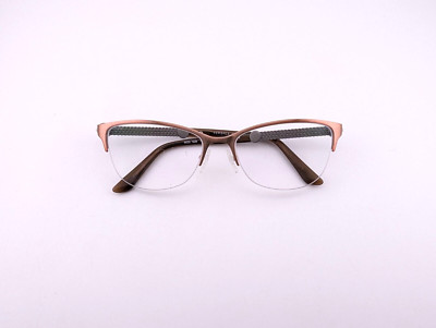 Versace Eyeglasses, Frames Only, 1228 1361 Copper, 53-17-140, Metal, Italy