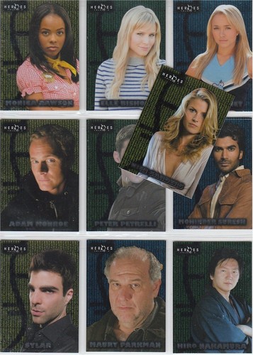 Heroes Season/Volume 2: 10 Card "Foil" Chase Set 1of10 - 10of10 - Topps 2008 - Picture 2 of 3