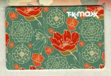 T.K. MAXX ( UK ) Flowers ( 2012 ) Gift Card ( $0 )