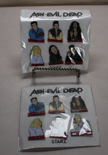 2 SETS - STARZ EVIL ASH COLLECTOR PINS - Picture 1 of 3