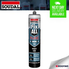 Soudal Fix All Flexi Hybrid Polymer Sealant Adhesive - GREY, 290ml