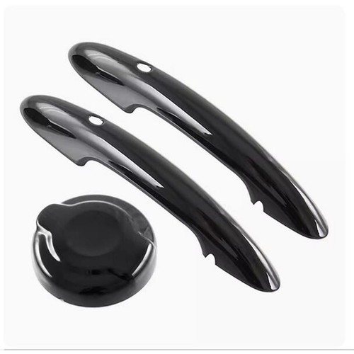 Black Side Handle Gas Fuel Tank Cap Cover Trim For MINI Cooper F55 F56 F57 14-23 - Picture 3 of 9