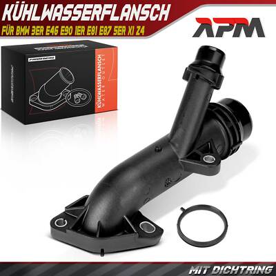 Kühlmittelflansch Wasserflansch für BMW 3er E46 E90 1er E81 E87 5er X1 X3 Z4