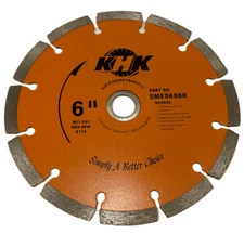6 Inch Diamond Saw Blade Cut Concrete Brick Stone Paver Marble Masonry 5/8 Arbor