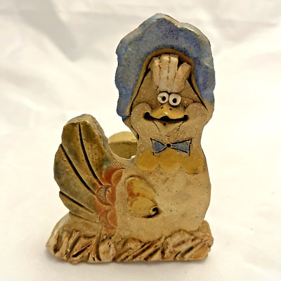 Max Hindt California Pottery, Chicken Wall Hook, Vintage EUC