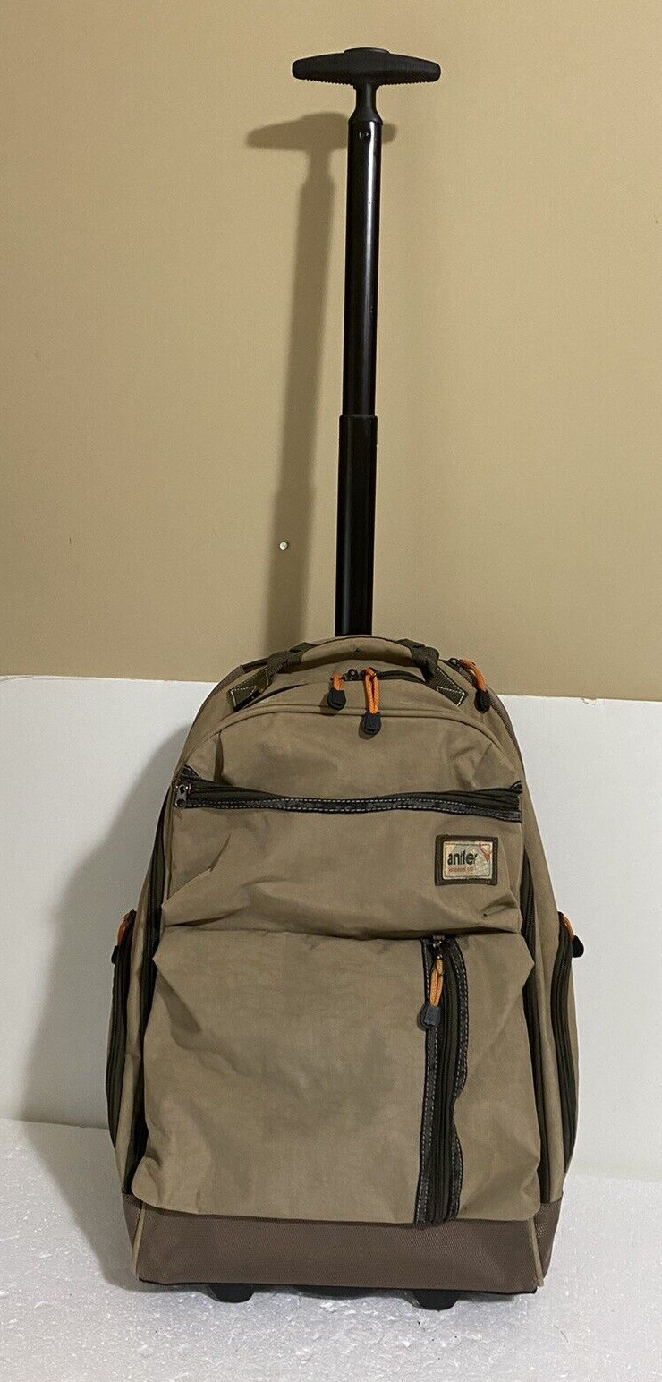 Mochila Antler 20 pulgadas o bolsa trolley rodante caqui Urbanite mochila ultraligera