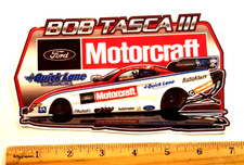 LARGE Bob Tasca III FORD Mustang MOTORCRAFT NHRA Drag Racing Funny Car Sticker