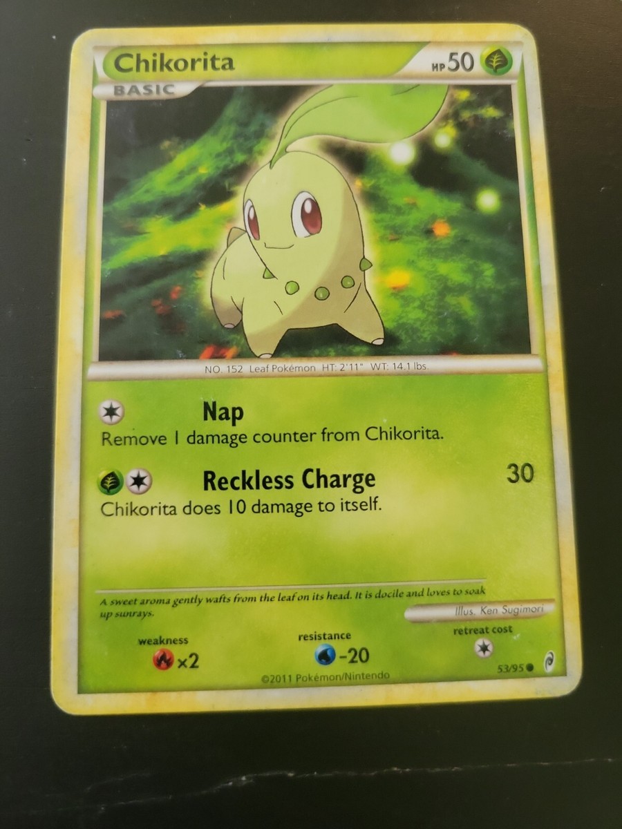 Pokemon Card 2011 Call of Legends - Chikorita 53/95 | eBay