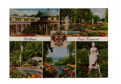 Postcard Weltbad Bad Pyrmont