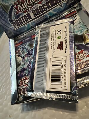 Yugioh Photon Shockwave 1st Edition Booster Box 24 Pack new open box | eBay