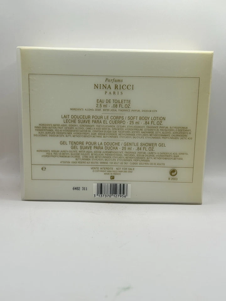 NINA RICCI L'AIR DU TEMPS 2,5 ML EDT MICRO MINI/25 ML LOCIÓN CORPORAL/GEL DE DUCHA 25 ML Foto 3 de 4