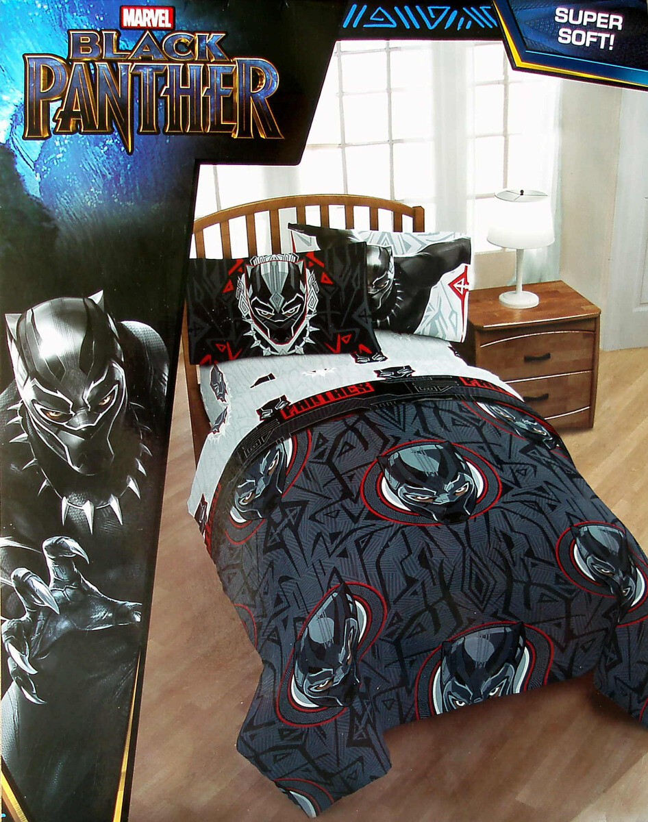 Twin Bed Black Panther Kids Bedding BLACK PANTHER WAKANDA BY