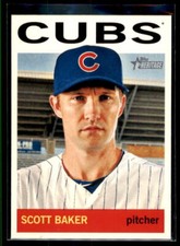 2013 Topps Heritage Scott Baker #322 Chicago Cubs