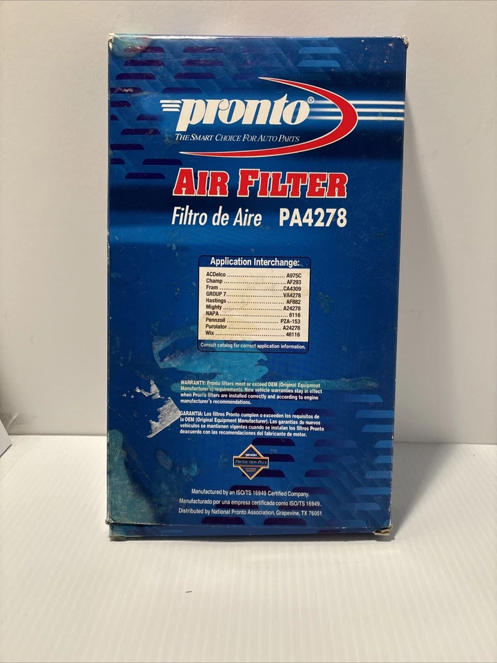 Pronto 空气过滤器 PA4278 全新带盒 (f) — 第 2/3 张图片