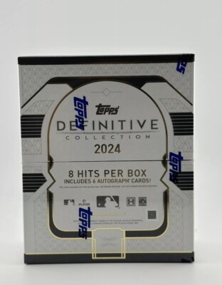 2024 Topps Definitive Collection Baseball Hobby Box BRAND NEW