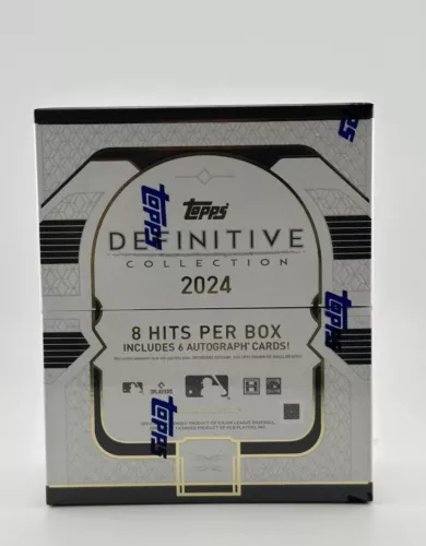 2024 Topps Definitive Collection Baseball Hobby Box BRAND NEW SEALED