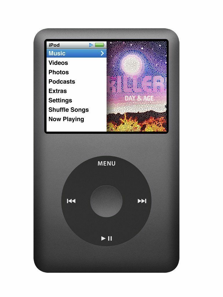 NEW Apple iPod Classic 6/7th Generation 80GB/120GB/160GB Black 