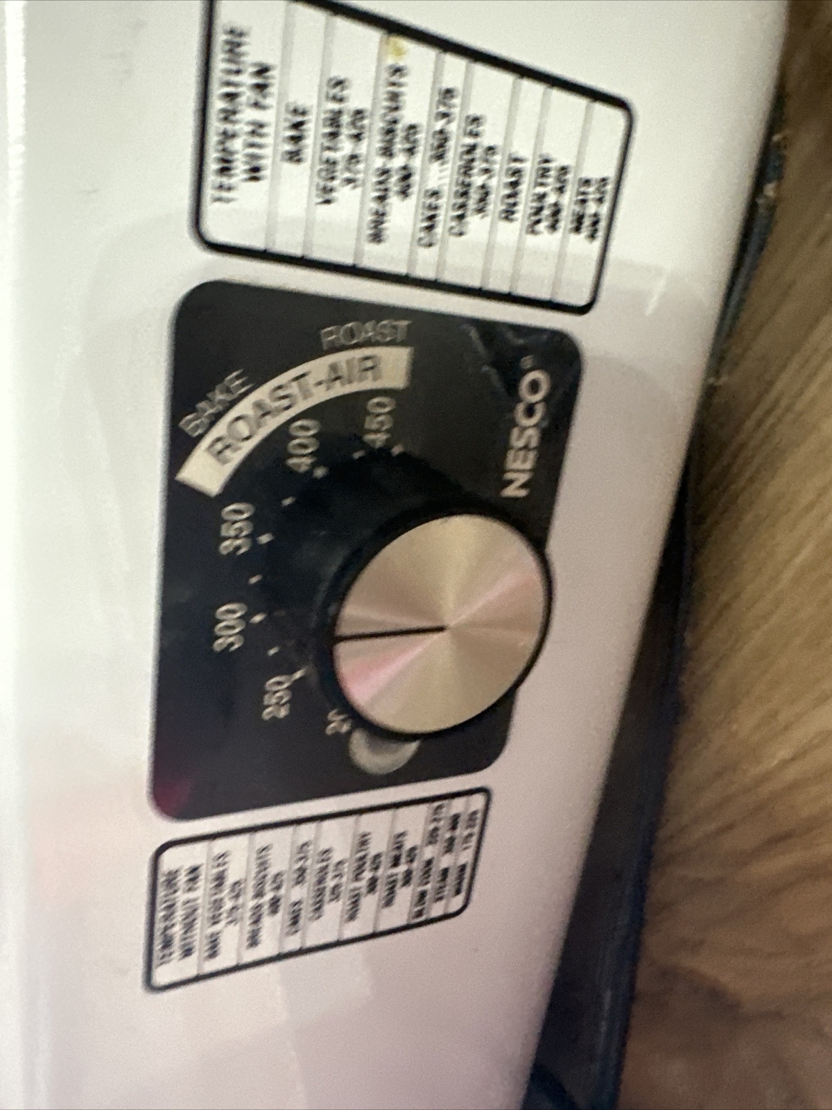 NESCO 18 Quart Roaster Oven White Model 495810 with Rack, Lid, Manual eBay