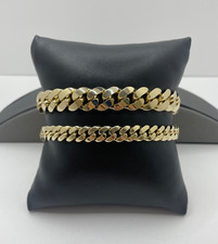 14k Yellow Gold Miami Cuban Link Bracelet 8.5 inch