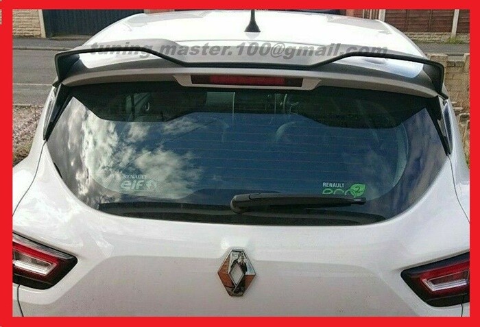 Headlight spoilers compatible with Renault Clio IV 2012- (ABS