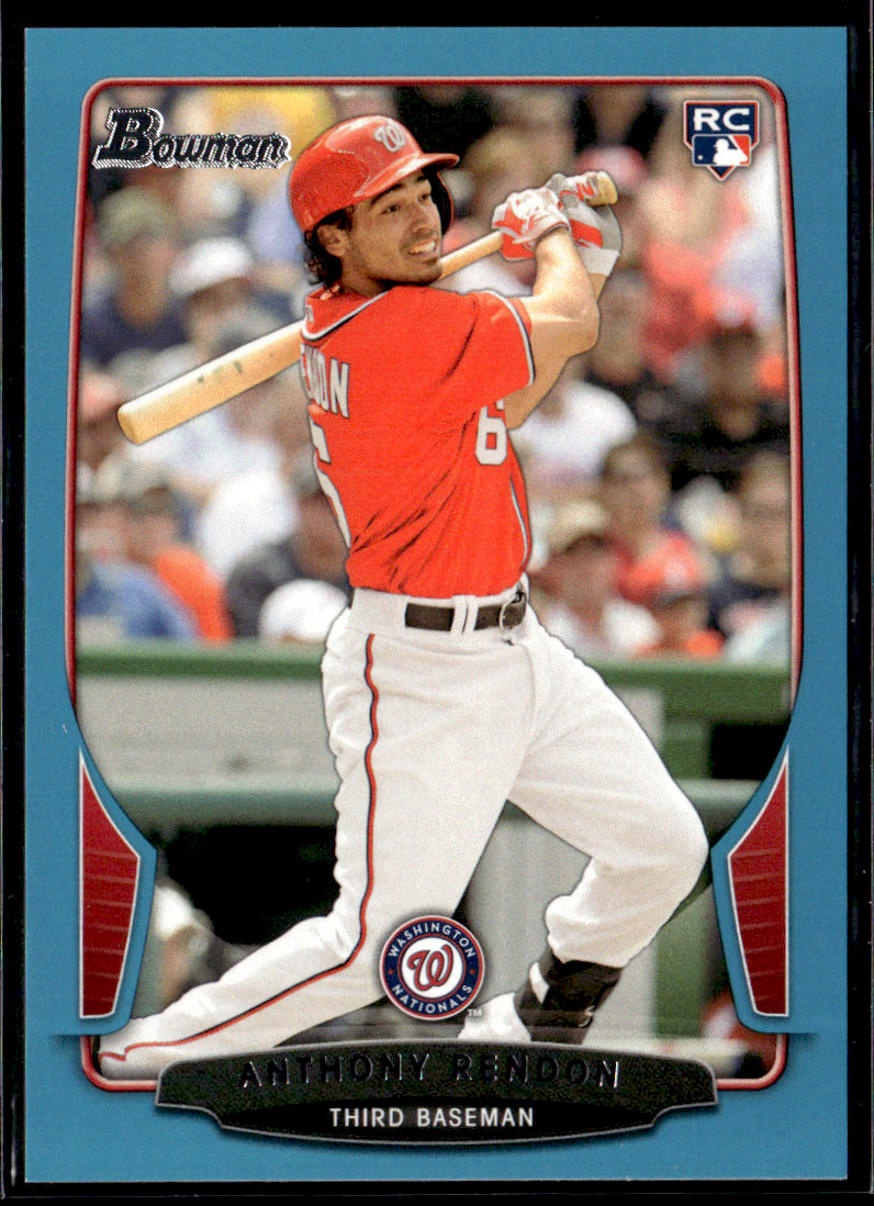 2013 Bowman Draft Picks & Prospects Blue - #5 Anthony Rendon RC Nationals  /500