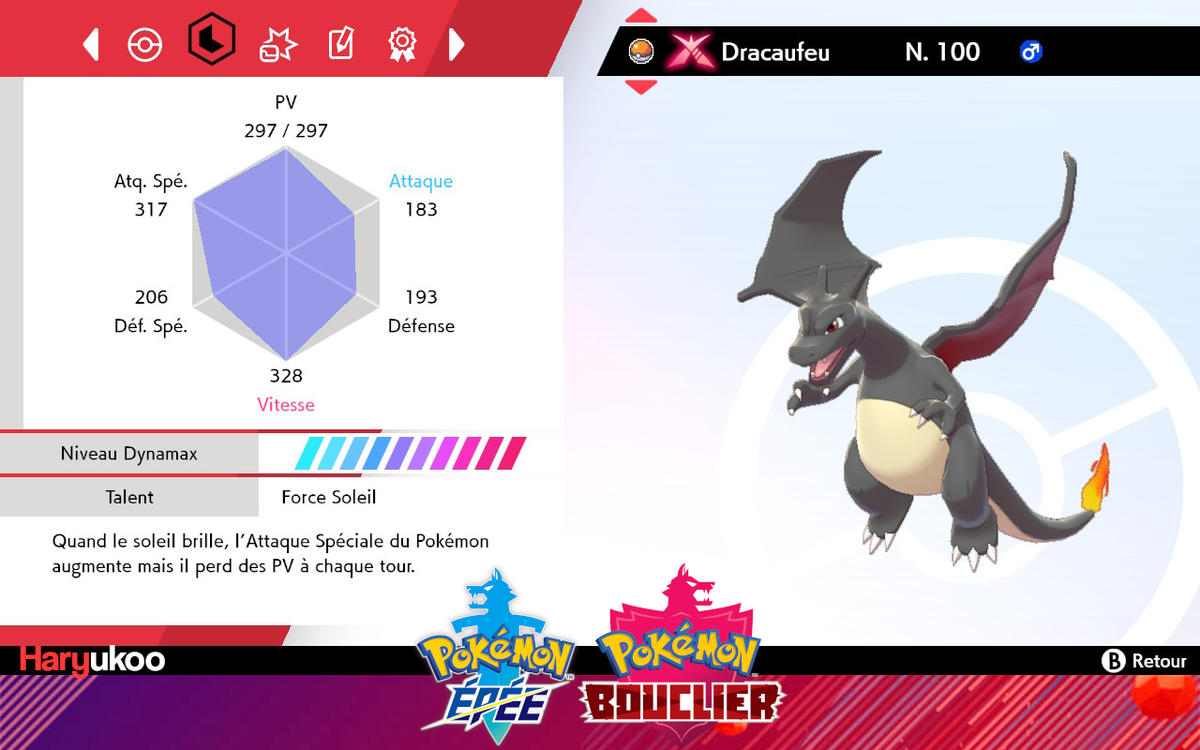 Pokemon X Jeu Pokemon Reshiram Shiny 6IV Niveau 100 Pour Pokémon - Foto 6