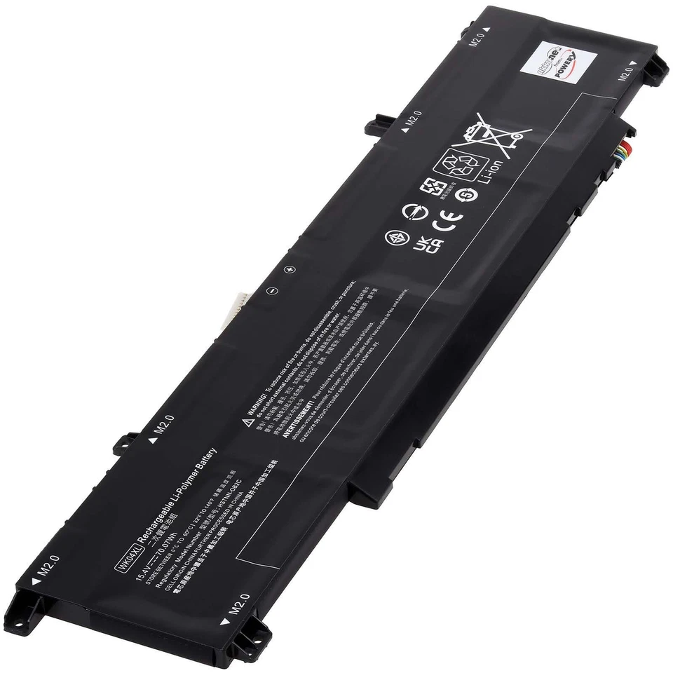Akku kompatibel mit HP Typ WK04XL 15,4V 4500mAh/69Wh Li-Polymer Schwarz