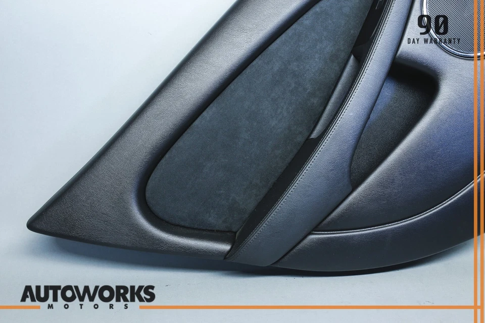 02-08 Jaguar X-Type X400 Panel de puerta interior lateral izquierdo trasero Alcantara LJP OEM Foto 2 de 4