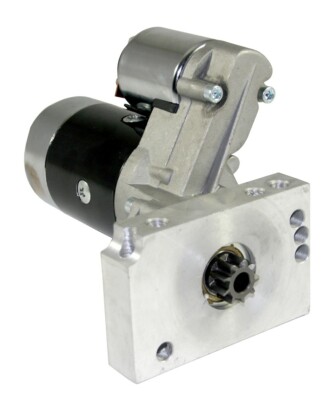 Black High Torque Mini Starter Small & Big Block Chevy 153 168 Tooth Compatible