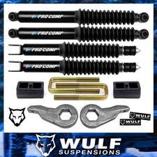 Wulf 3 Front 2 Rear Lift Kit W Pro Comp For 99-07 Chevy Silverado Gmc 1500 4x4