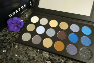 Morphe 18A blue ya away artistry palette new in box full size 0.72oz