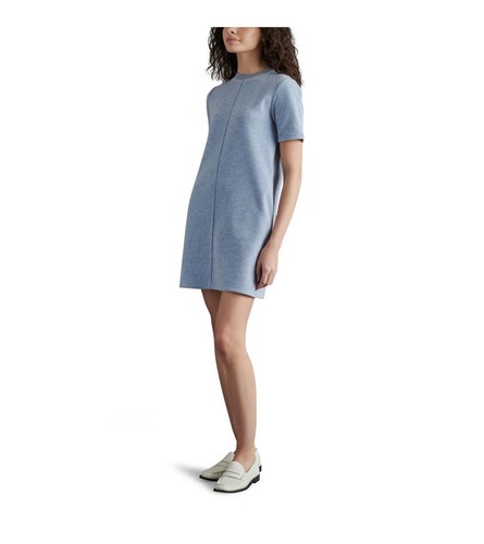 Neu mit Etikett Steve Madden kurzärmliges Damenpulloverkleid – XS – Plein Air meliert - Bild 5 von 9